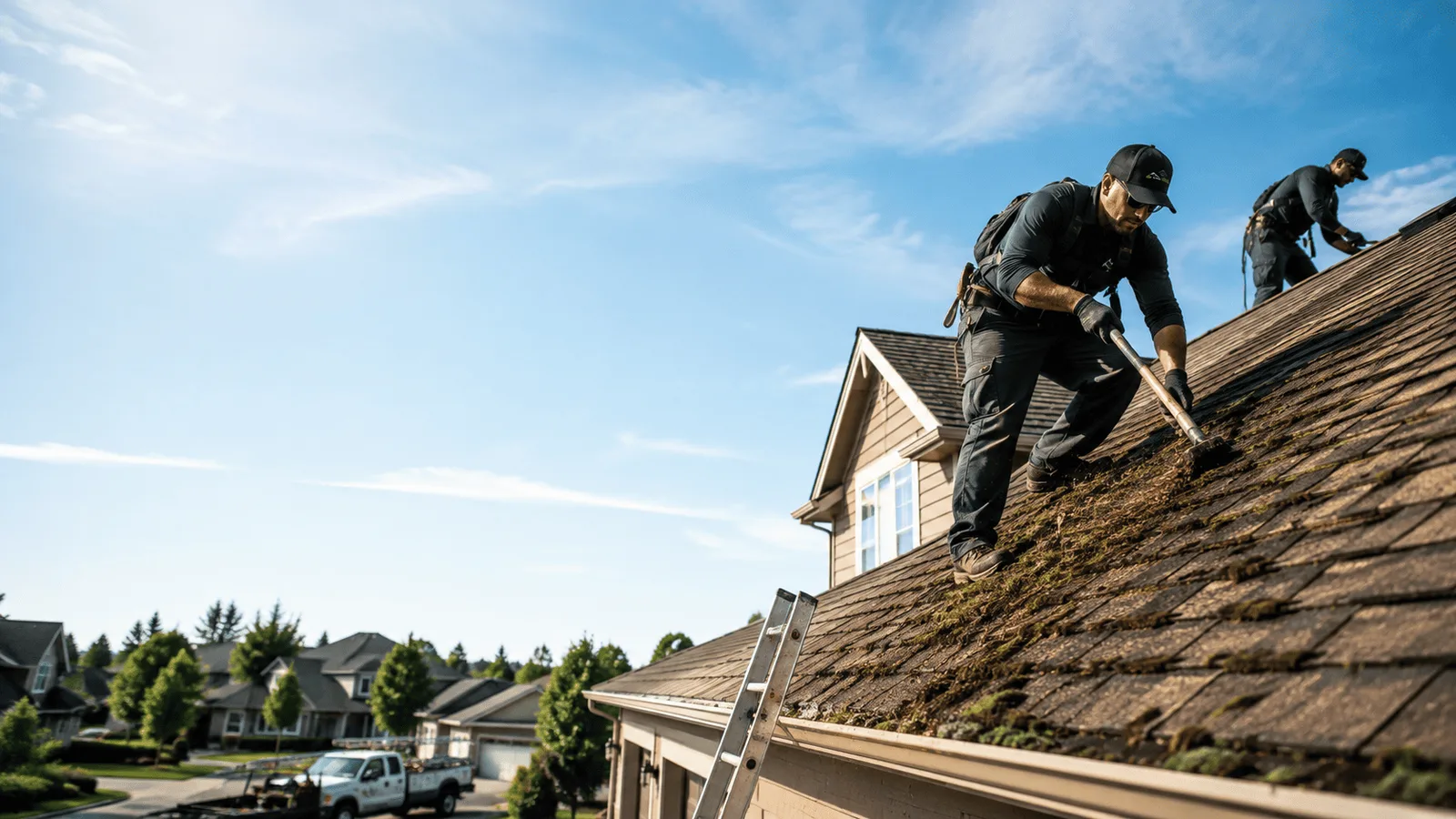Roof Moss Removal in Manchester, ME near me